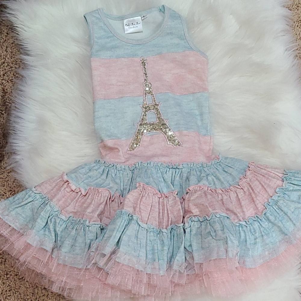 Girls Paris dress